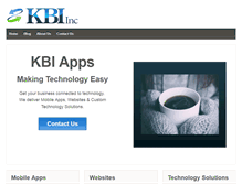 Tablet Screenshot of kbiapps.com